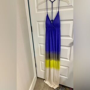 Jessica Simpson Colorblock Maxi Dress S
